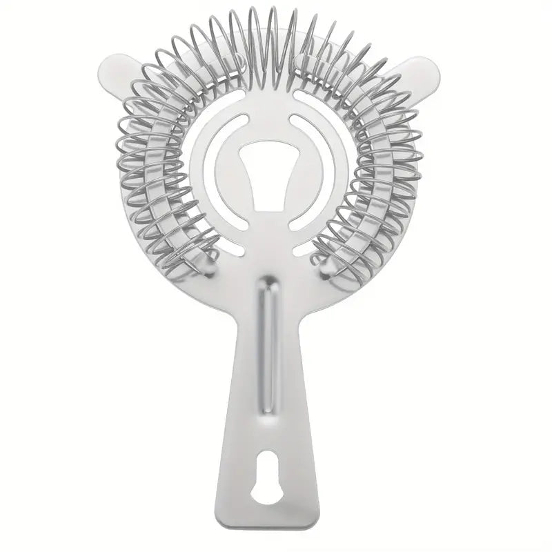 Classic Double Ear Stainless Cocktail Spring Strainer, Ice Strainer | Oak & Sugar | Expertly crafted with high-quality stainless steel, this strainer is designed to effortlessly strain all types of cocktails for a flawless drinking experience. Featuring a