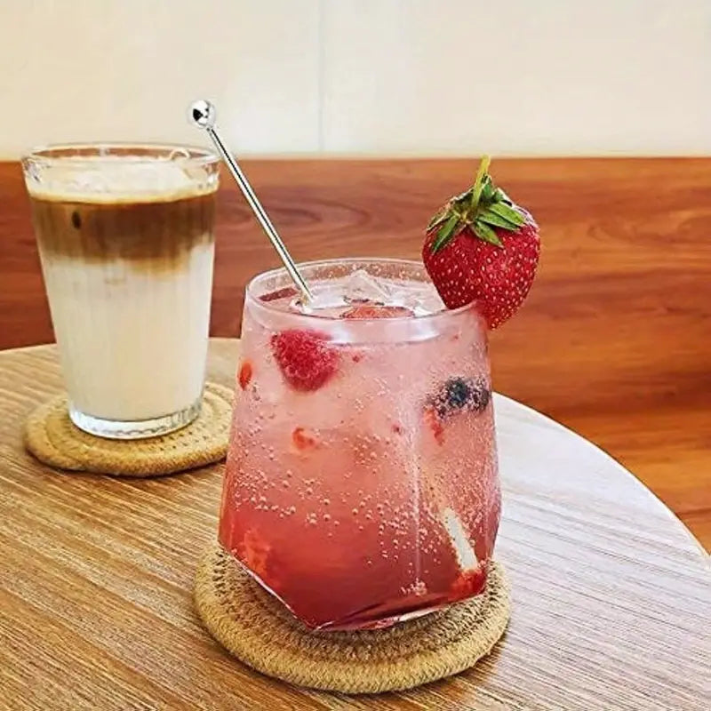 Classic 5 Piece 7.5 Inch Stainless Cocktail Swizzle Stick Stirrer | Oak & Sugar | Add a touch of sophistication to your at-home bar with these charming stainless steel cocktail stirrers. Dishwasher safe and expertly crafted, these swizzle sticks are ideal