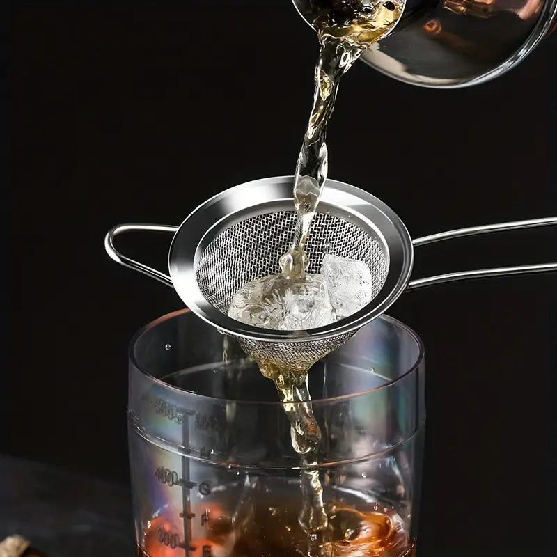 Fine Mesh Cocktail Strainer, Small | Oak & Sugar | Great for straining smaller cocktails, muddling light infusion flavors or straining over ice to cool a cocktail as it is poured into your glass. Experience the joy of perfectly strained cocktails using ou