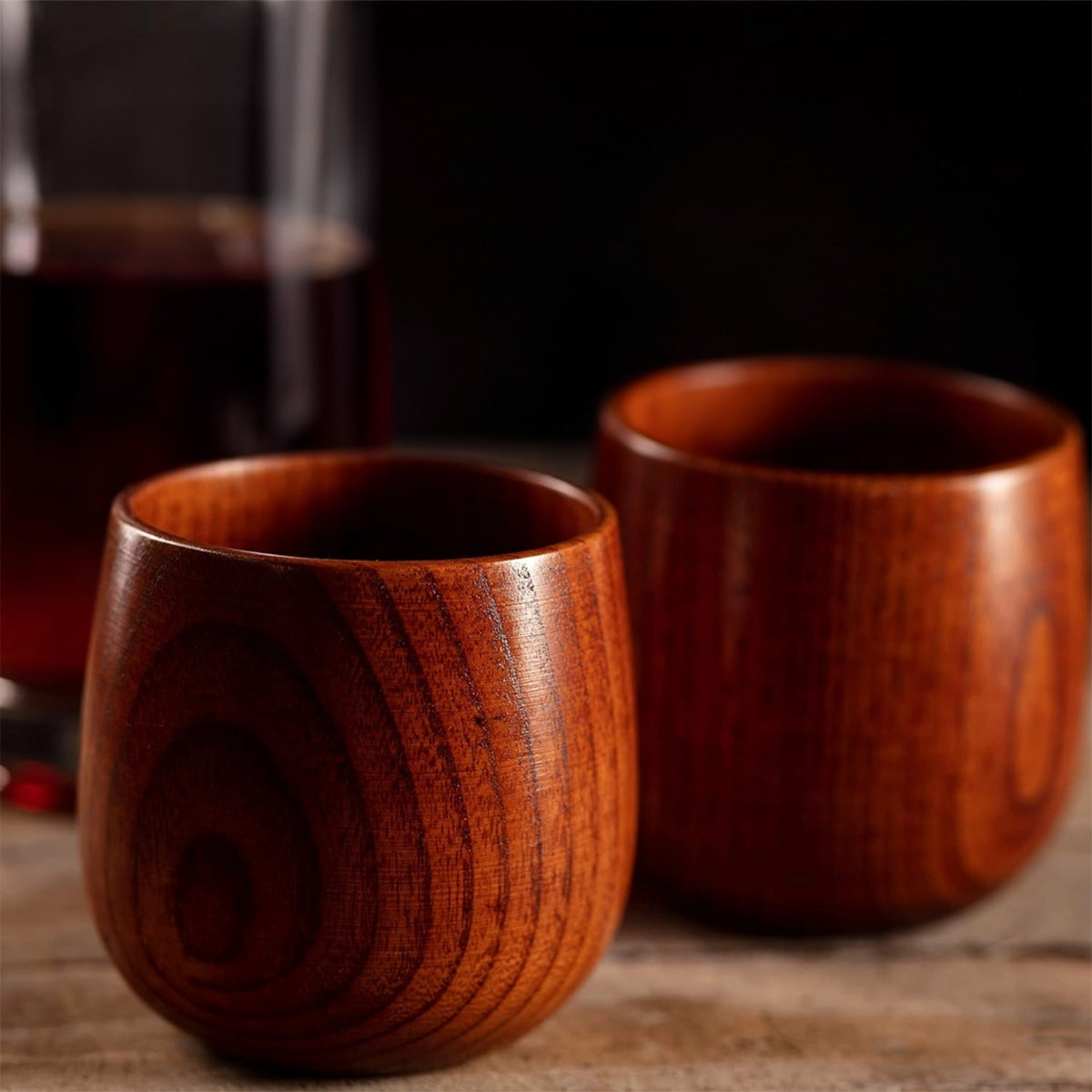 Finished Beech Wood Bourbon/Whiskey Drinking Glass | Oak & Sugar | Introducing our exquisite Wooden Bourbon/Whiskey Glass, a masterpiece crafted to enhance your drinking experience. Designed to preserve the flavor of your finest spirits, it offers a comfo