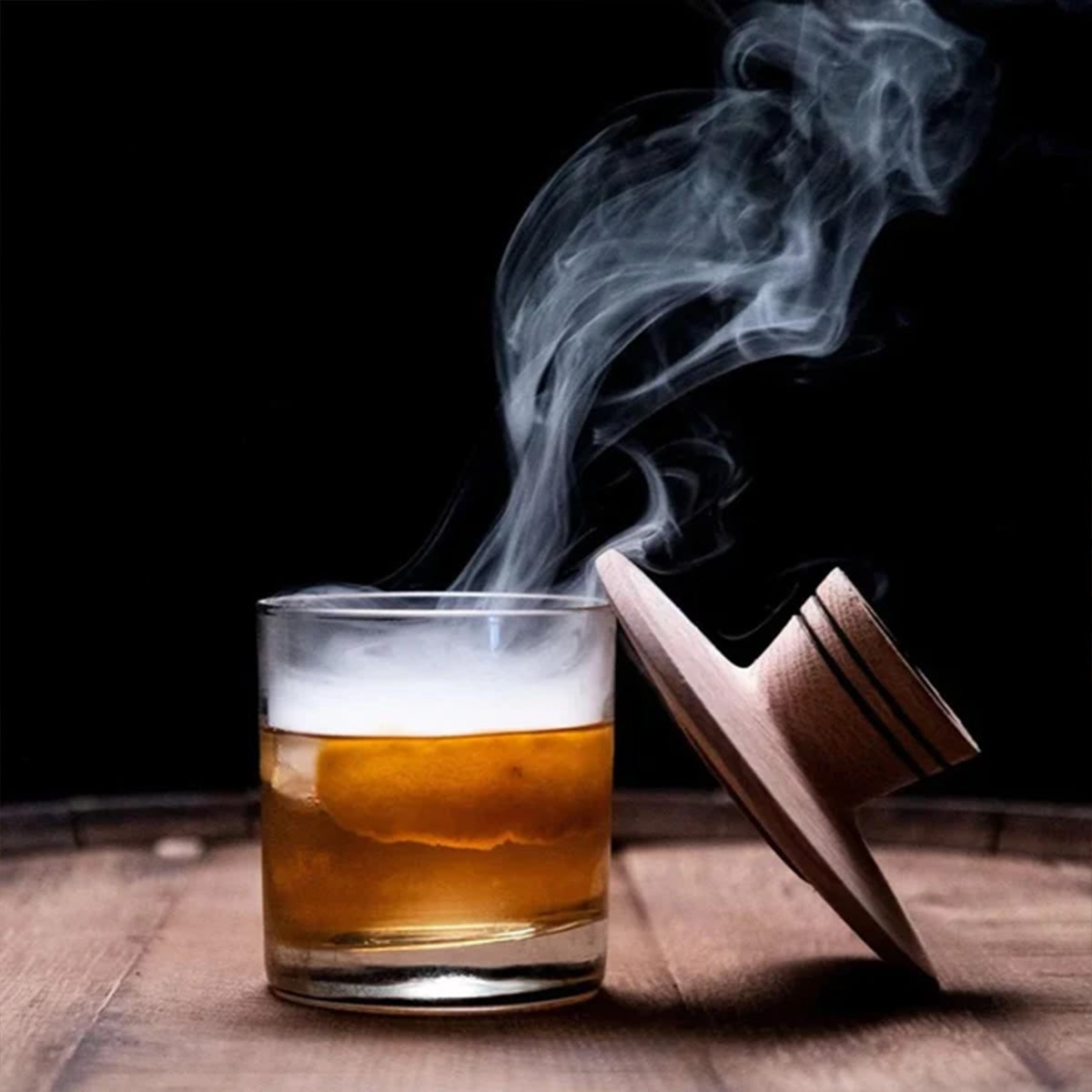 Premium Cocktail Smoker Set w/ Torch | Oak & Sugar | Elevate your cocktail experiences or simply add a touch of sophistication with the Lawrenceburg Bourbon Company Cocktail Smoker Set. This exquisite set includes a selection of premium smoker chips in oa
