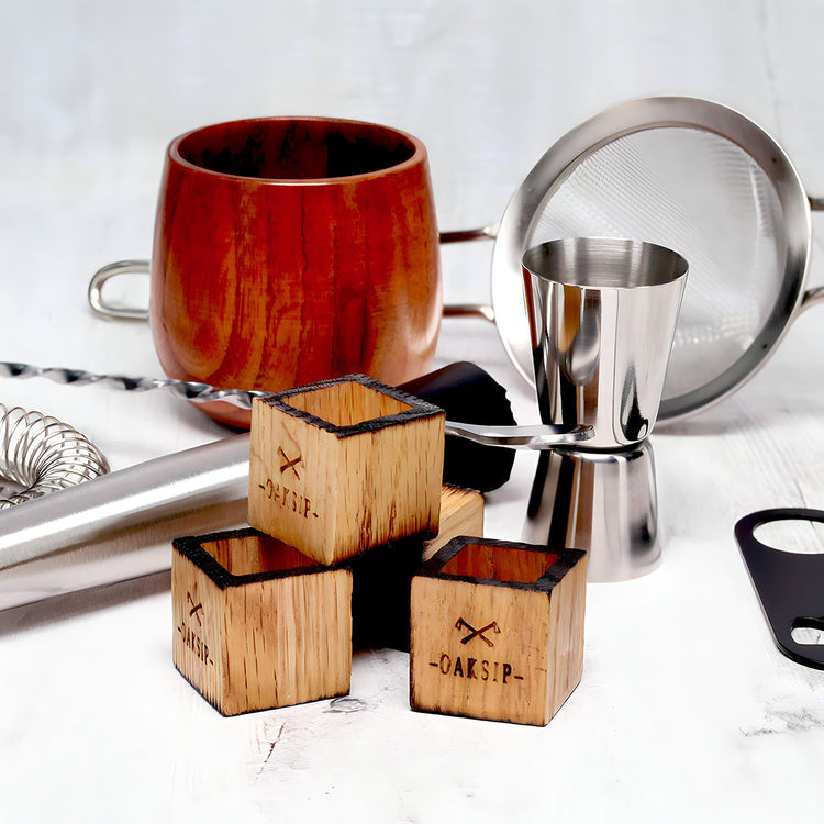 Cocktail Accessories | Oak & Sugar | Our cocktail accessories have been meticulously designed to complement our infusion kits and mixes, creating the ultimate toolkit for cocktail enthusiasts. Whether you're a connoisseur who appreciates the nuances of a
