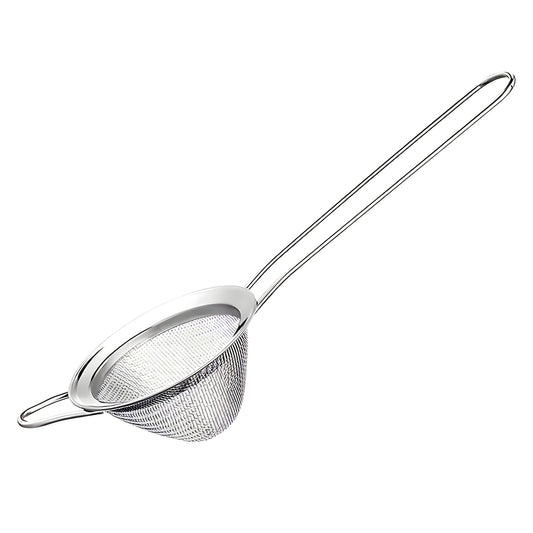 Fine Mesh Cocktail Strainer, Small | Oak & Sugar | Great for straining smaller cocktails, muddling light infusion flavors or straining over ice to cool a cocktail as it is poured into your glass. Experience the joy of perfectly strained cocktails using ou